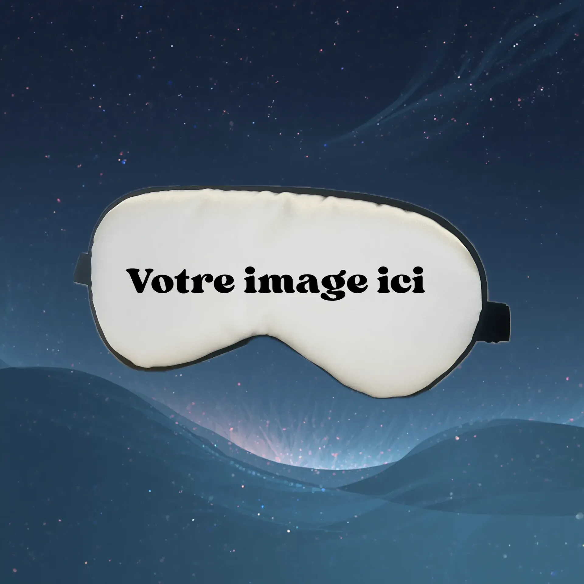 Masque sommeil avec sangle réglable