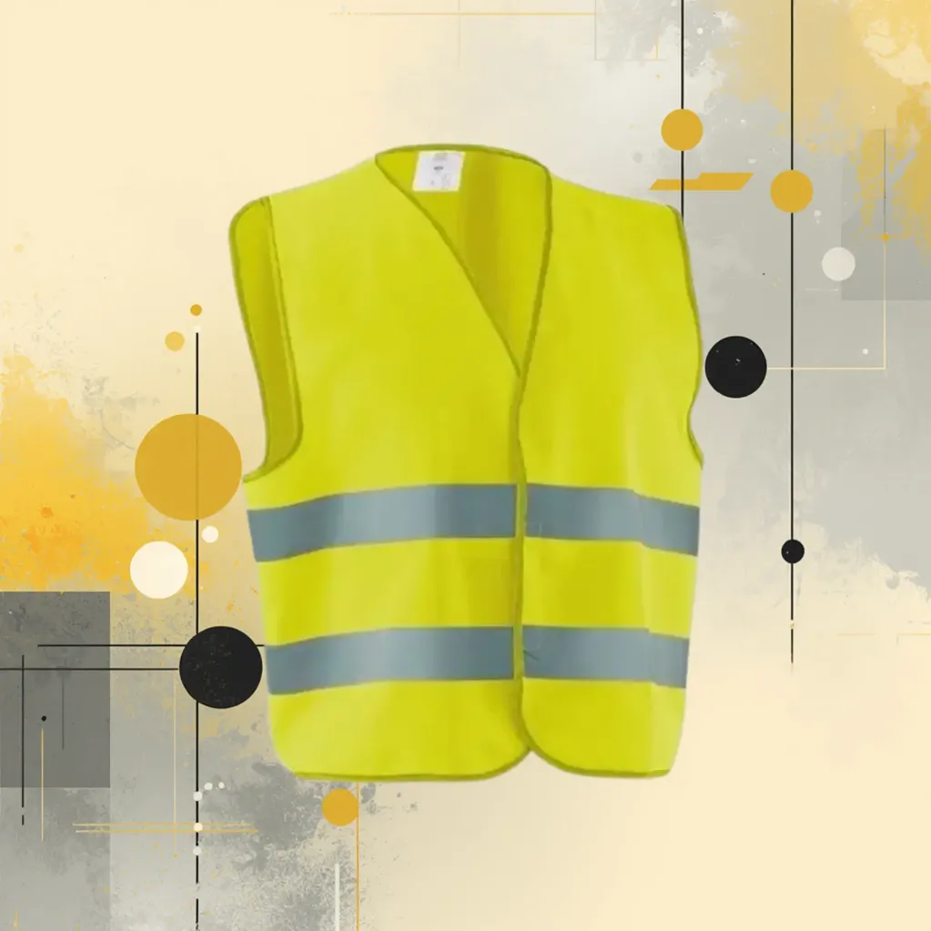 Gilet de sécurité jaune (S, Avant droit)