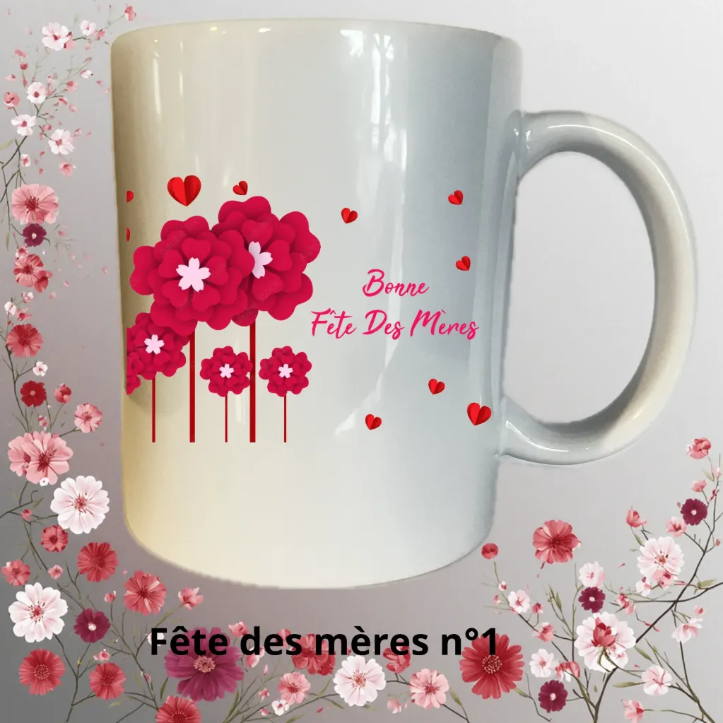 Mug céramique 325 ml "Fête des mères"